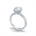 Tacori Engagement Rings in White Gold containing Diamond 2684 2.2 OV 11.5X8 W