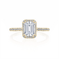 Tacori Engagement Rings in Yellow Gold containing Diamond 2676 1.5 EC 8X5.5 Y