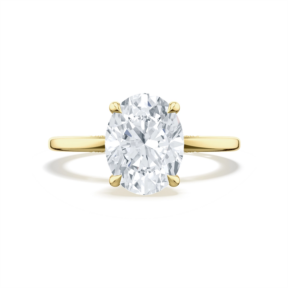 Tacori Engagement Rings in Yellow Gold containing Diamond 2682 1.5 OV 9.5X7 Y