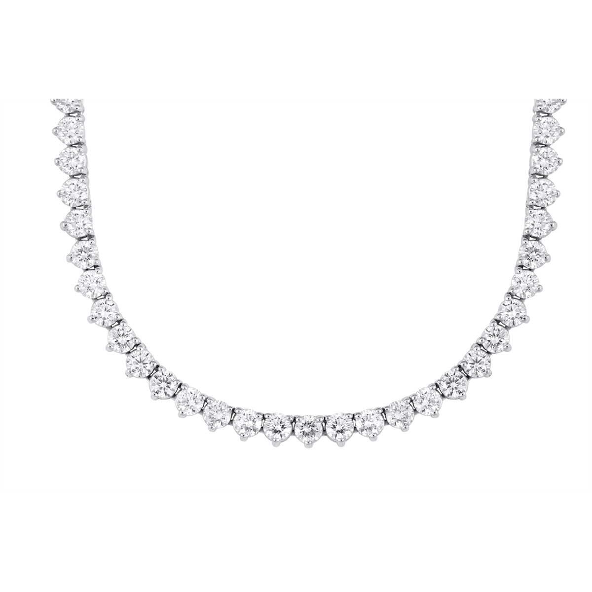 Necklaces Necklaces in White Gold containing Diamond 445046