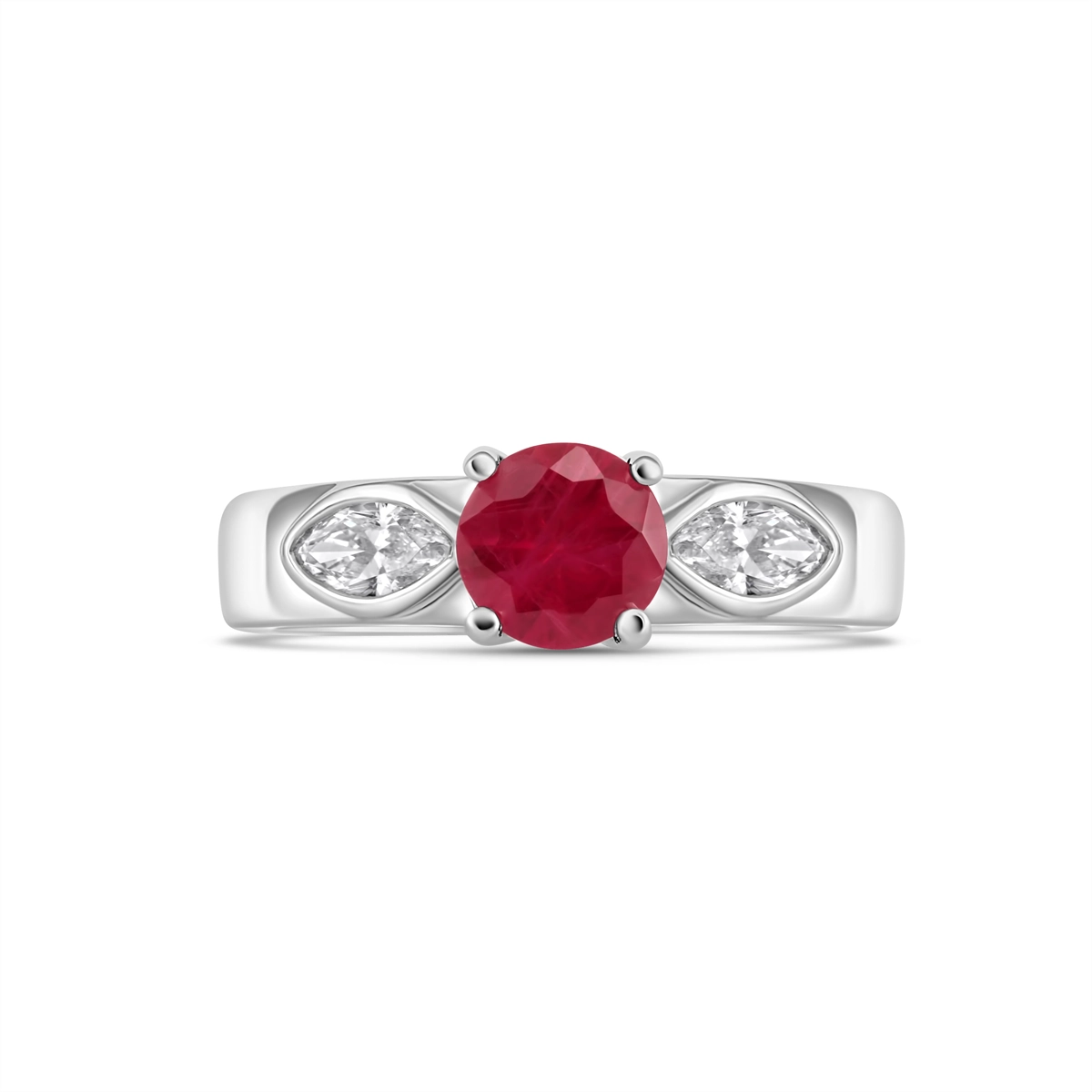 Rings Rings in White Gold containing Multi-gemstone, Diamond, Ruby 445057
