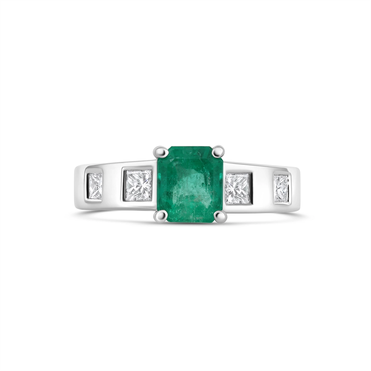 Rings Rings in White Gold containing Multi-gemstone, Diamond, Emerald 445058