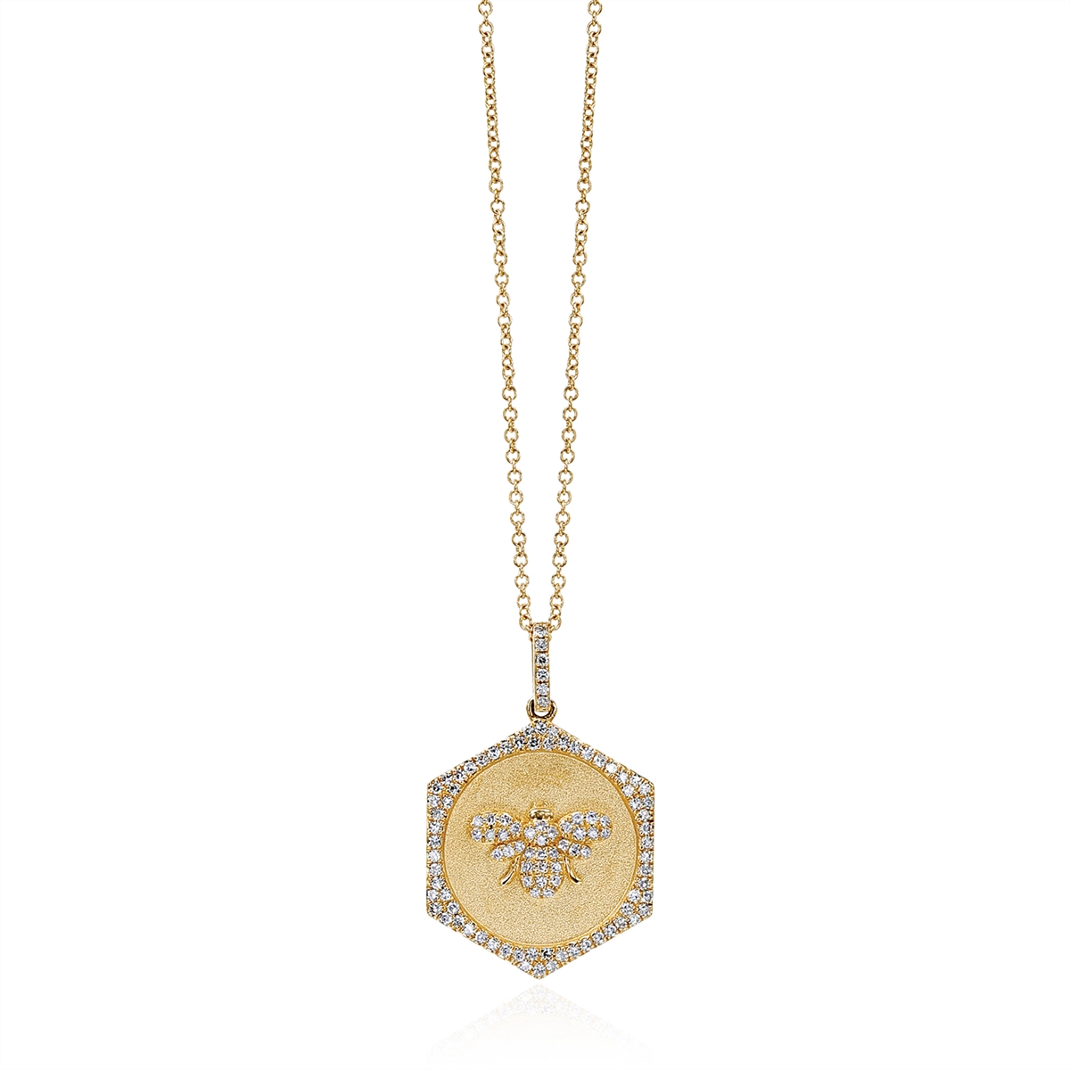 Necklaces Necklaces in Yellow Gold containing Diamond 445085