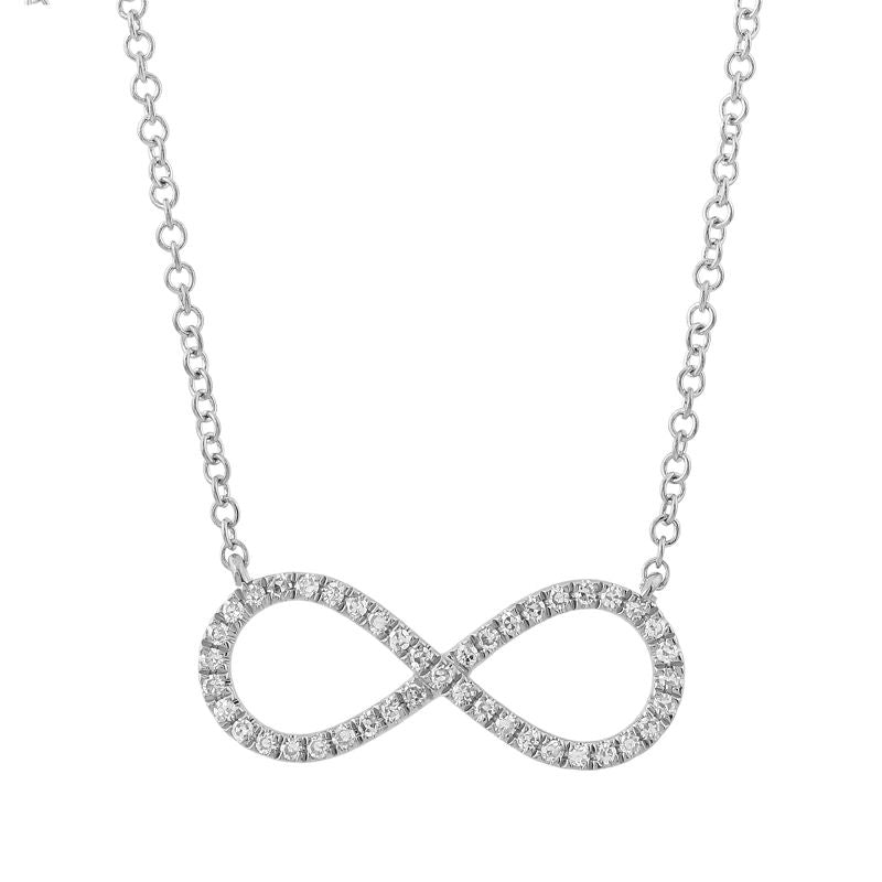 Necklaces Necklaces in White Gold containing Diamond 445092