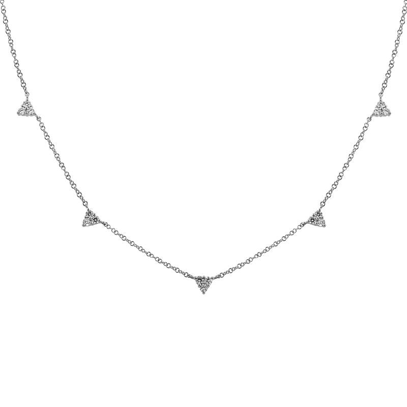 Necklaces Necklaces in White Gold containing Diamond 445093
