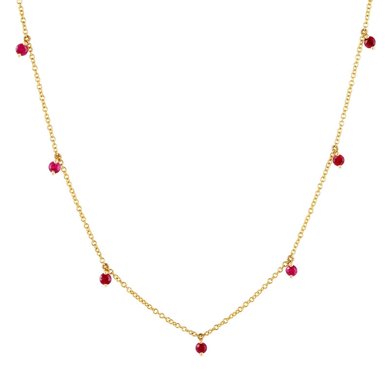Necklaces Necklaces in Yellow Gold containing Ruby 445107