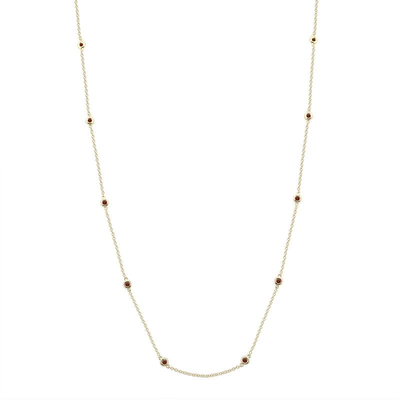 Necklaces Necklaces in Yellow Gold containing Ruby 445109