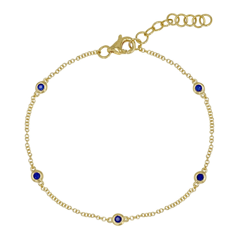 Bracelets Bracelets in Yellow Gold containing Sapphire 445111