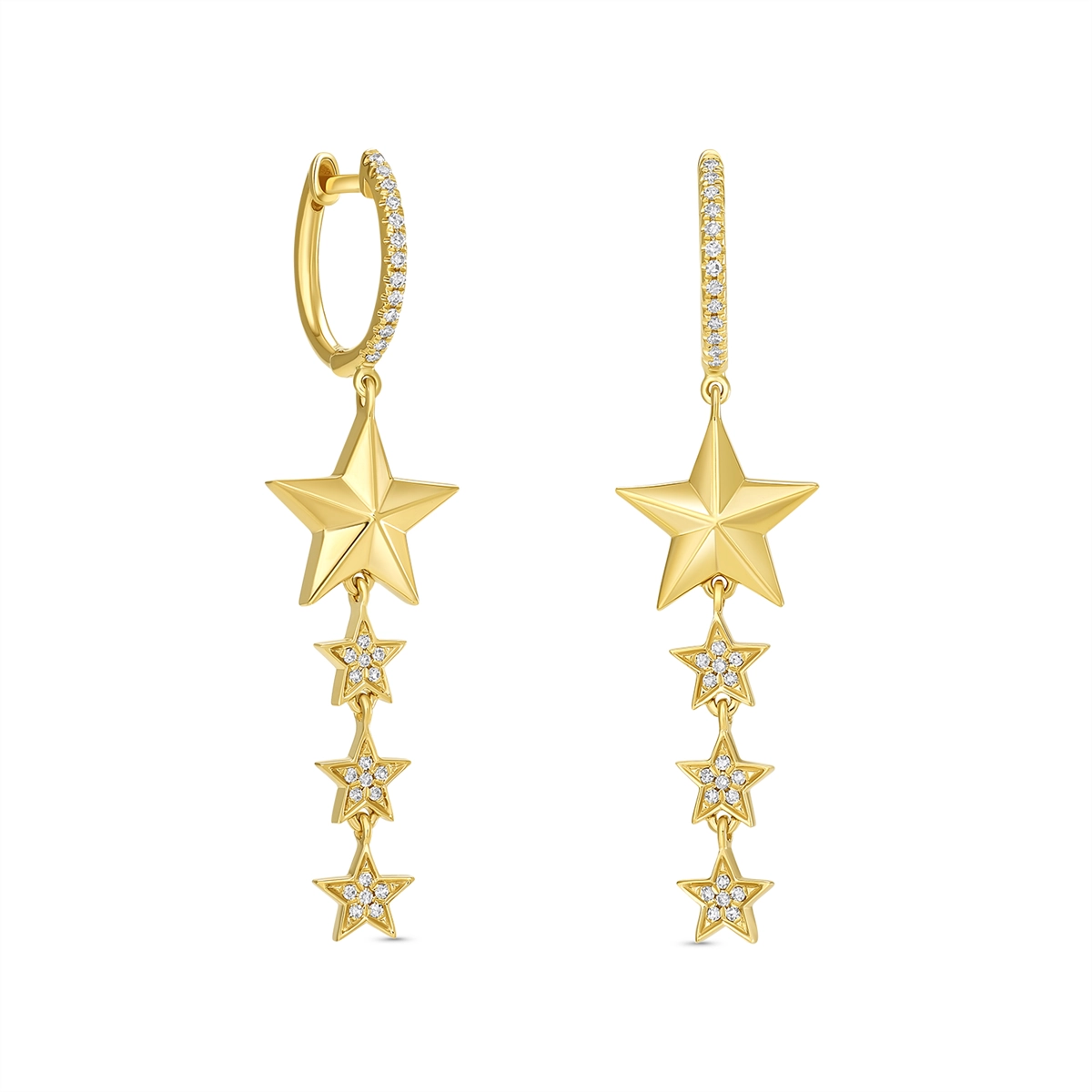 Earrings Earrings in Yellow Gold containing Diamond 445126