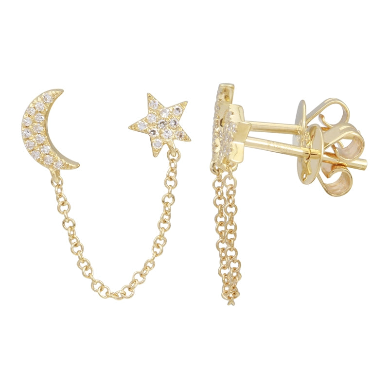 Earrings Earrings in Yellow Gold containing Diamond 445139