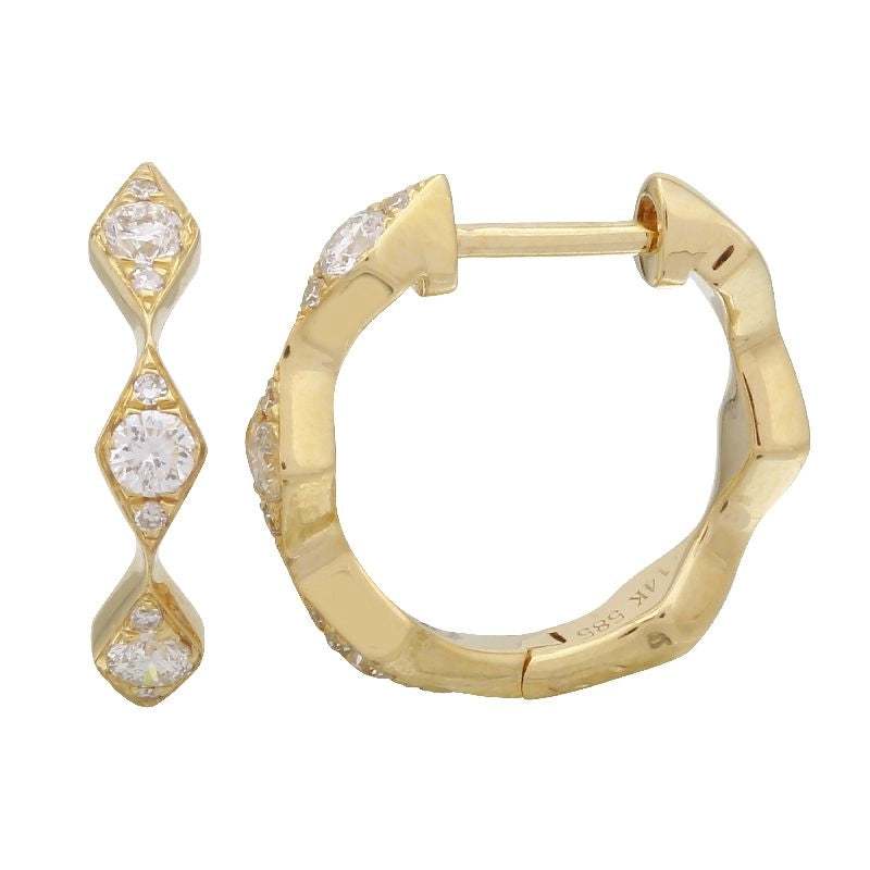 Earrings Earrings in Yellow Gold containing Diamond 445143