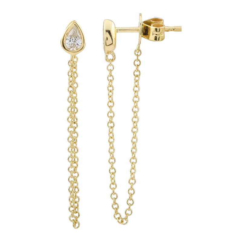 Earrings Earrings in Yellow Gold containing Diamond 445153