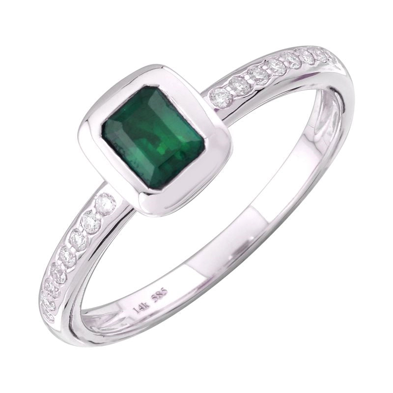 Rings Rings in White Gold containing Multi-gemstone, Diamond, Emerald 445159