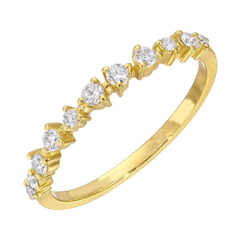Wedding Bands Wedding Rings in Yellow Gold containing Diamond 445182
