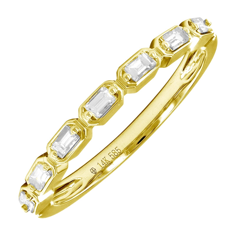 Wedding Bands Rings in Yellow Gold containing Diamond 445186