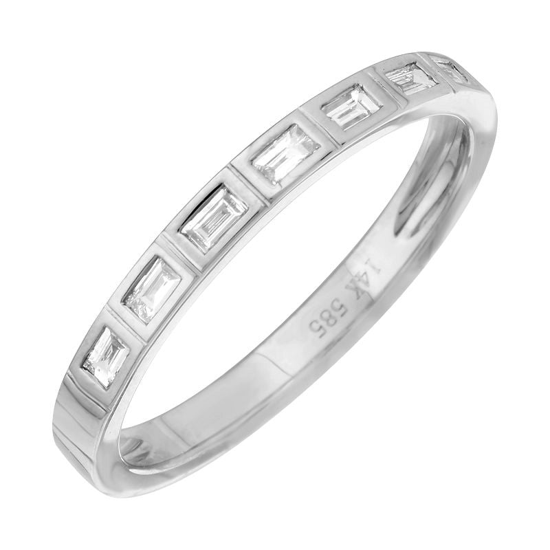 Wedding Bands Wedding Rings in White Gold containing Diamond 445194
