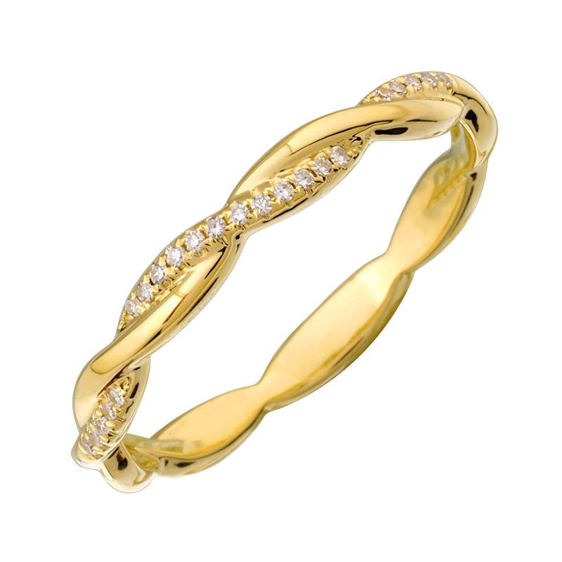 Wedding Bands Wedding Rings in Yellow Gold containing Diamond 445198