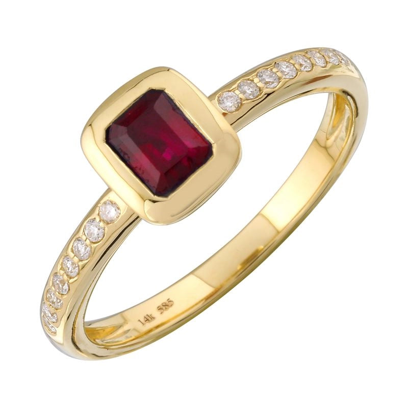 Rings Rings in Yellow Gold containing Multi-gemstone, Diamond, Ruby 445199
