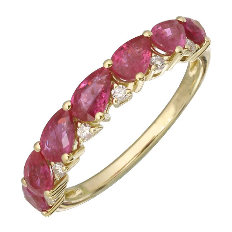 Rings Rings in Yellow Gold containing Other, Multi-gemstone, Diamond 445201