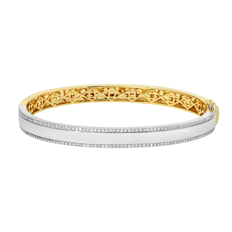 Bracelets Bracelets in Mixed Metals containing Diamond 445207