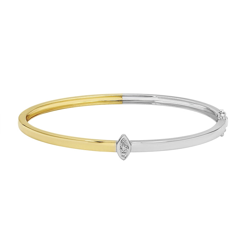 Bracelets Bracelets in Mixed Metals containing Diamond 445208