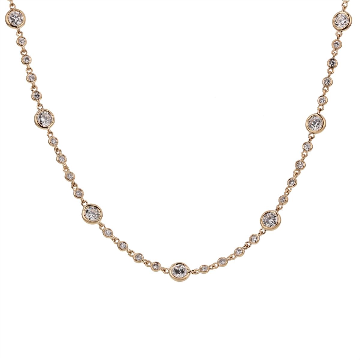 Necklaces Necklaces in Yellow Gold containing Diamond 445290
