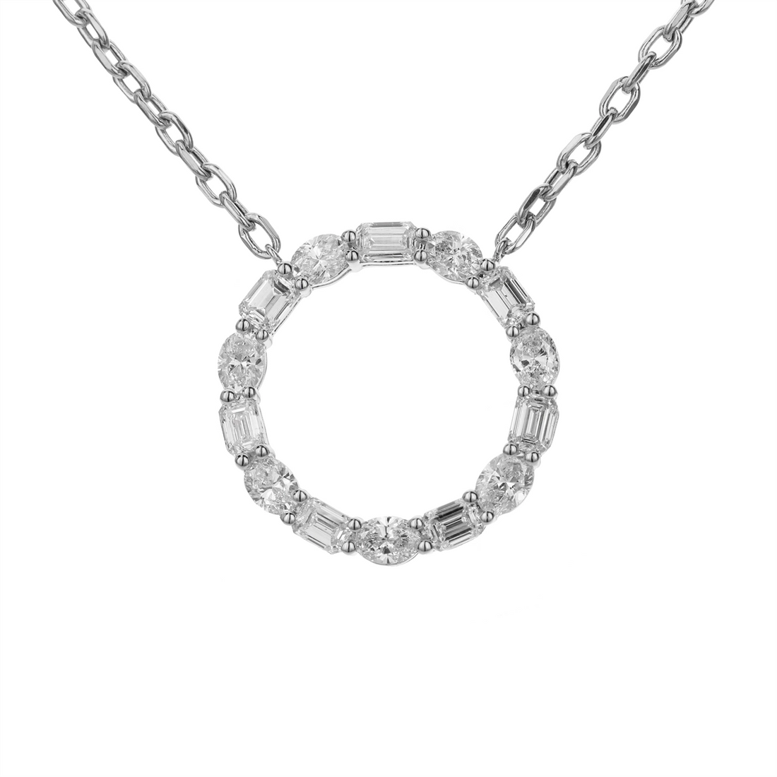 Necklaces Necklaces in White Gold containing Diamond 445291