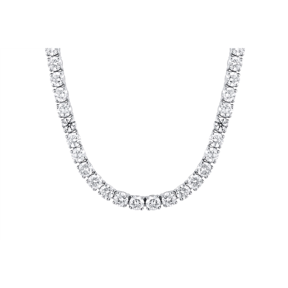Necklaces Necklaces in White Gold containing Diamond 445302