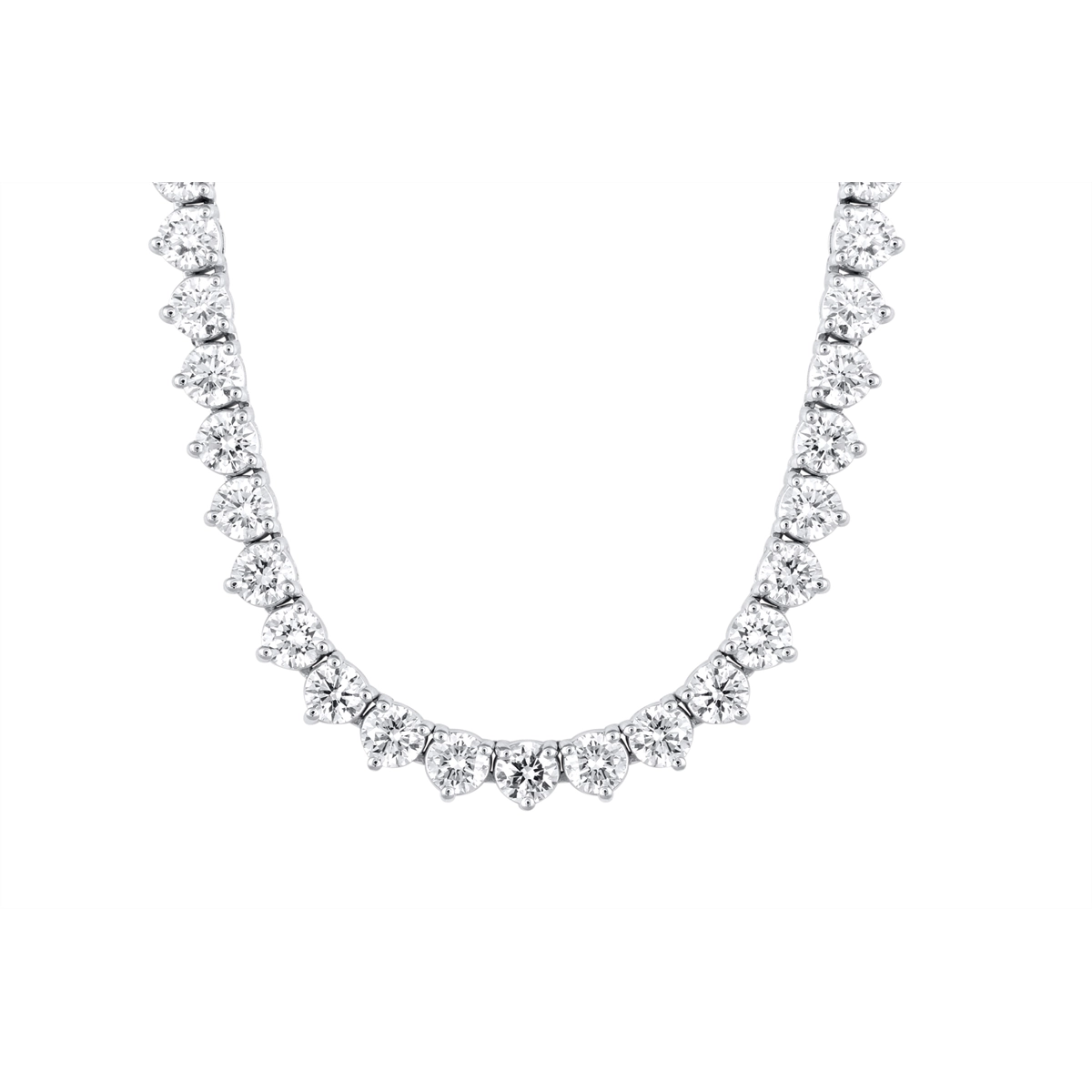 Necklaces Necklaces in White Gold containing Diamond 445304