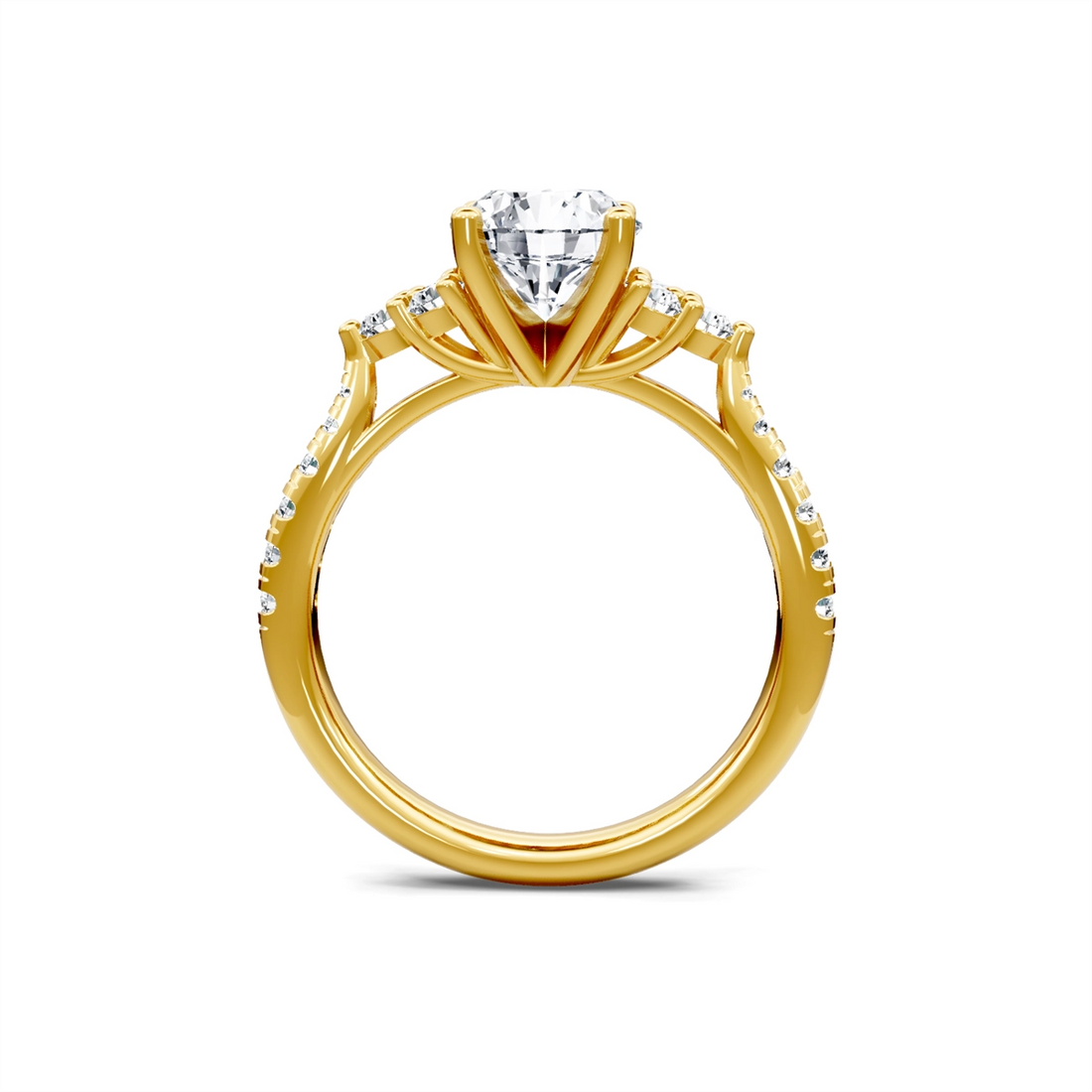 Engagement Collections Engagement Rings in Yellow Gold containing Diamond 445331