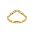 Wedding Bands Wedding Rings in Yellow Gold containing Diamond 445333
