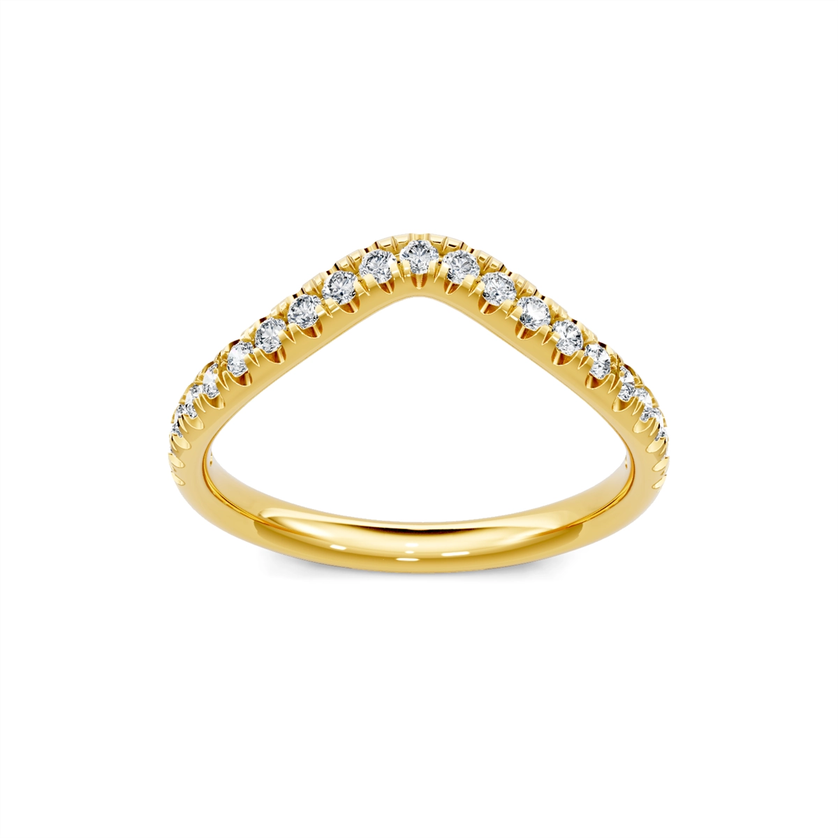 Wedding Bands Wedding Rings in Yellow Gold containing Diamond 445333