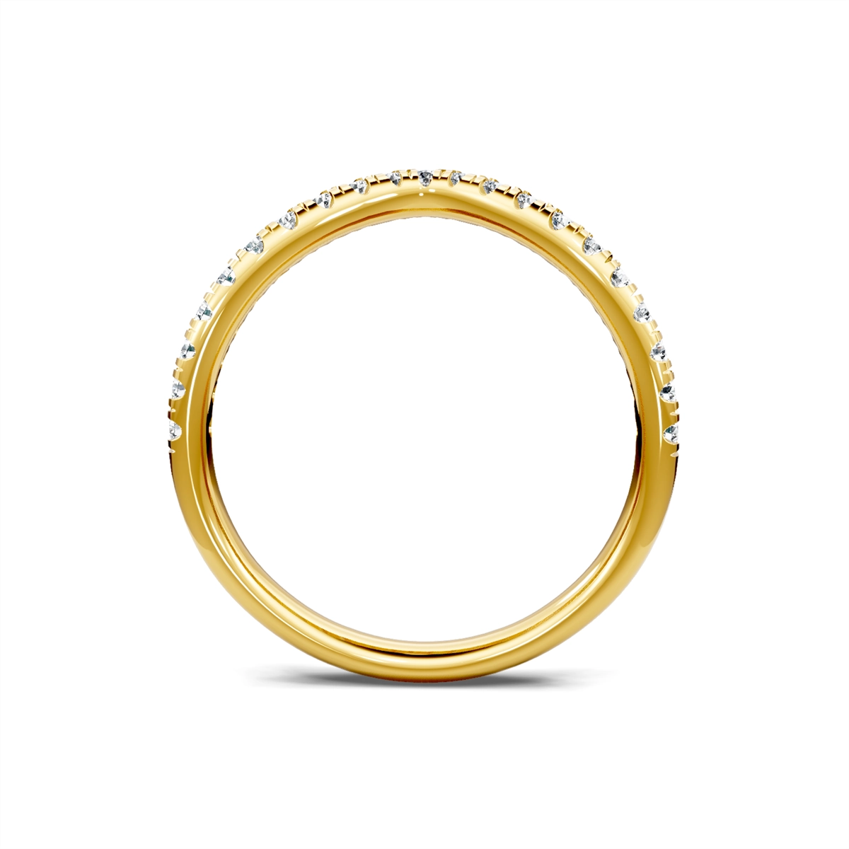 Wedding Bands Wedding Rings in Yellow Gold containing Diamond 445333