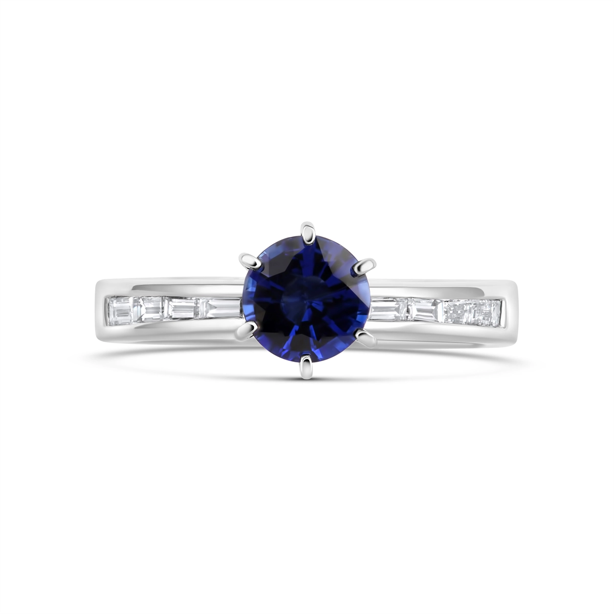 Rings Rings in Platinum/Palladium containing Multi-gemstone, Diamond, Sapphire 445370