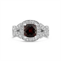 Rings Rings in White Gold containing Garnet, Multi-gemstone, Diamond 445373