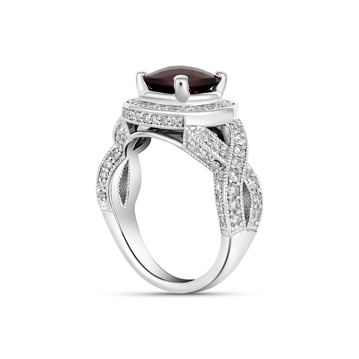 Rings Rings in White Gold containing Garnet, Multi-gemstone, Diamond 445373