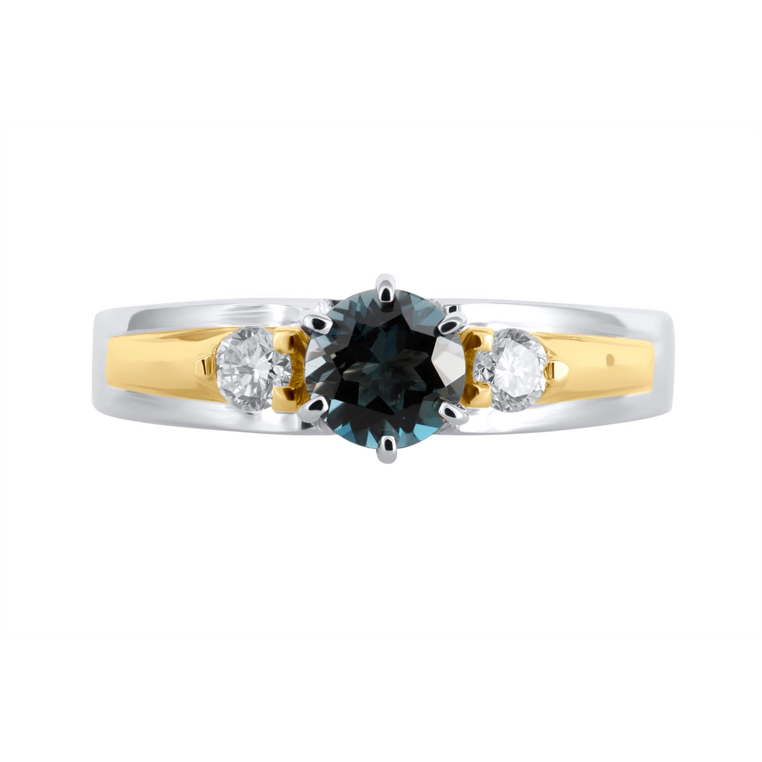 Rings Rings in Mixed Metals containing London blue topaz, Multi-gemstone, Diamond 445378