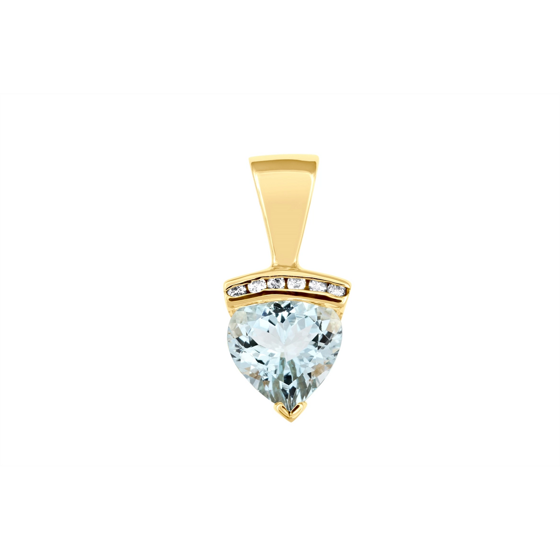 Pendants Pendants in Yellow Gold containing Aquamarine, Multi-gemstone, Diamond 445380