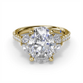 Fana Engagement Rings in Yellow Gold containing Diamond S4322-3_0CT-OV-14KYG