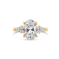 Fana Engagement Rings in Yellow Gold containing Diamond S4324-14KYG-6H-3CT-OV