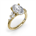 Fana Engagement Rings in Yellow Gold containing Diamond S4324-14KYG-3CT-OV