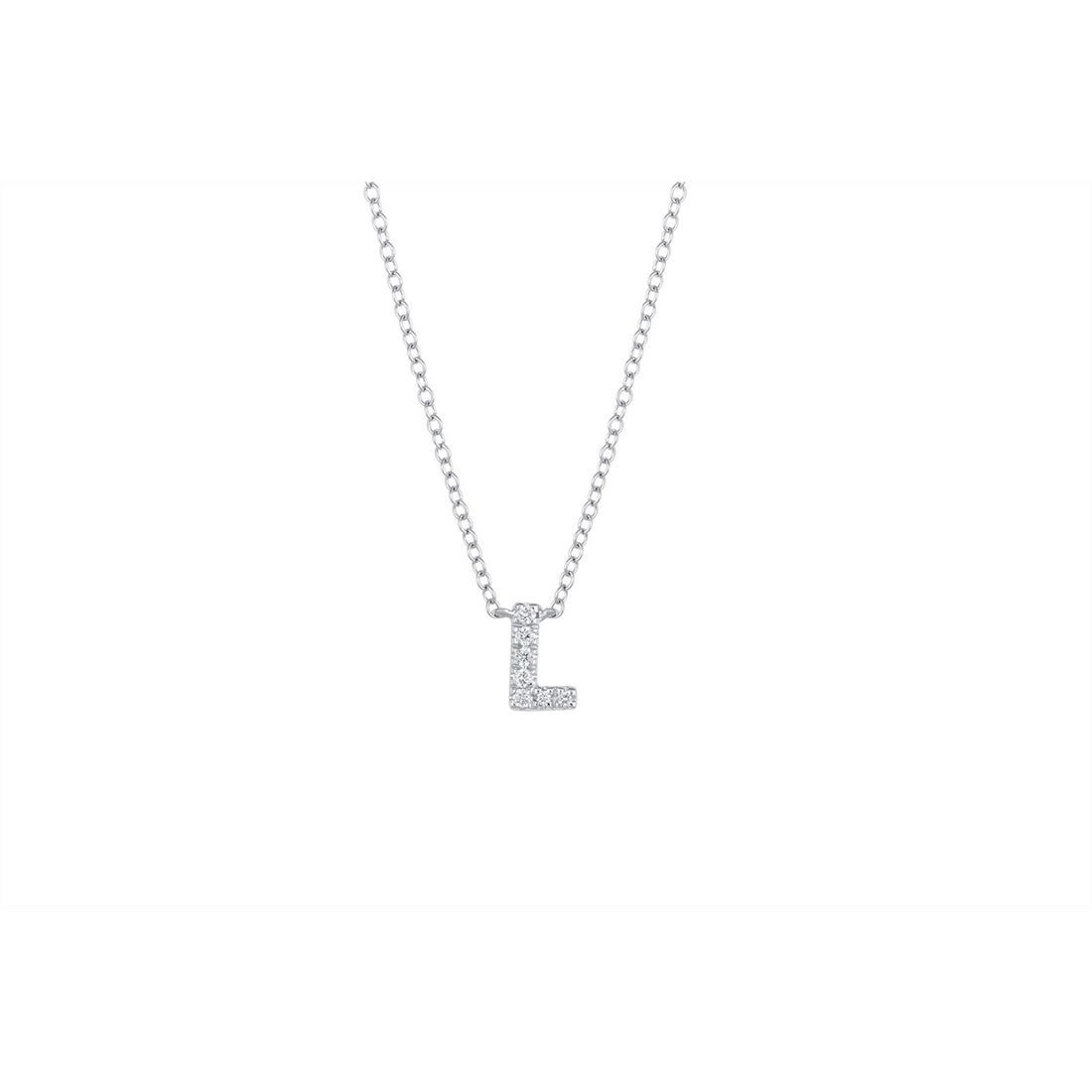 Gabriel & Co Necklaces in White Gold containing Diamond NK4577L-W45JJ