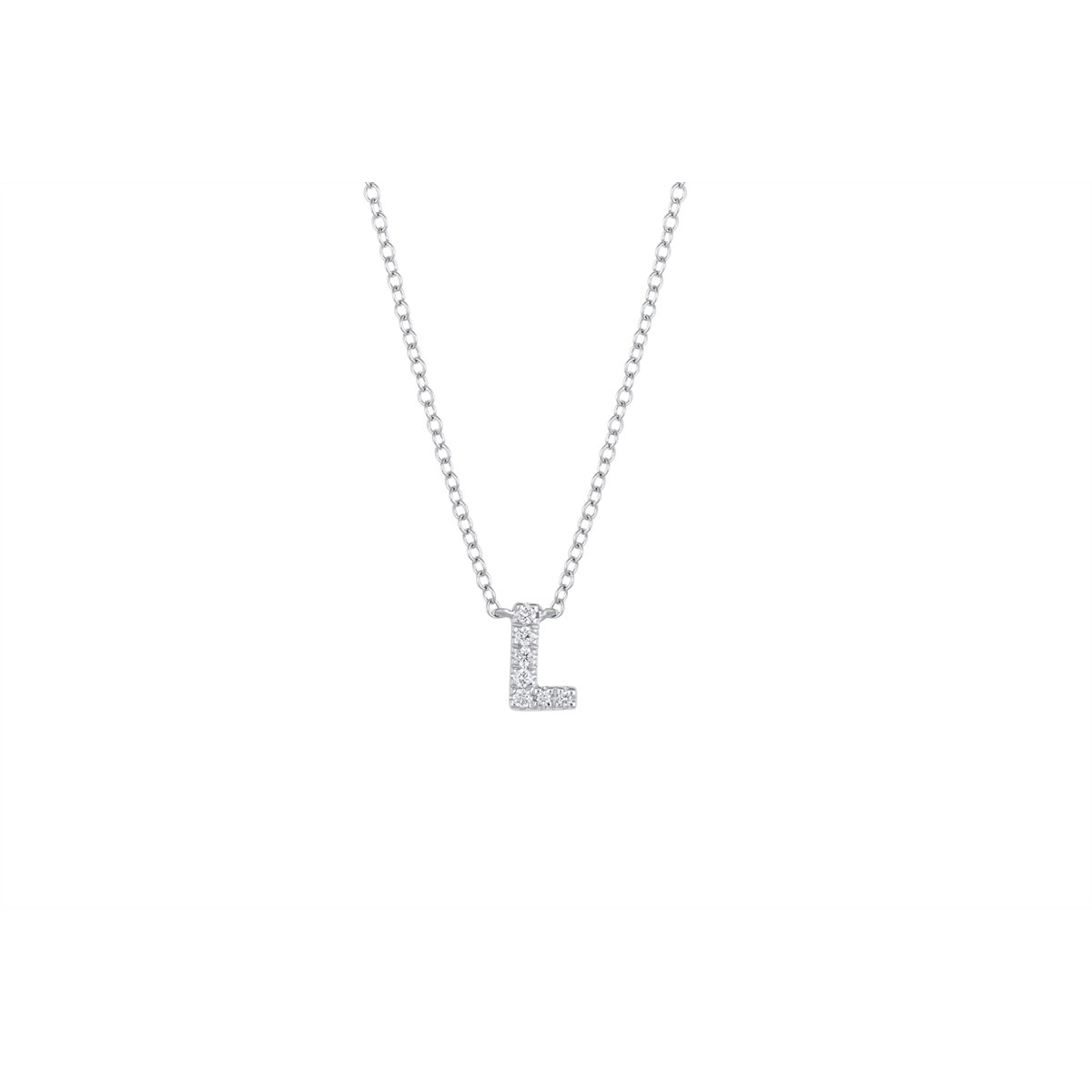 Gabriel & Co Necklaces in White Gold containing Diamond NK4577L-W45JJ