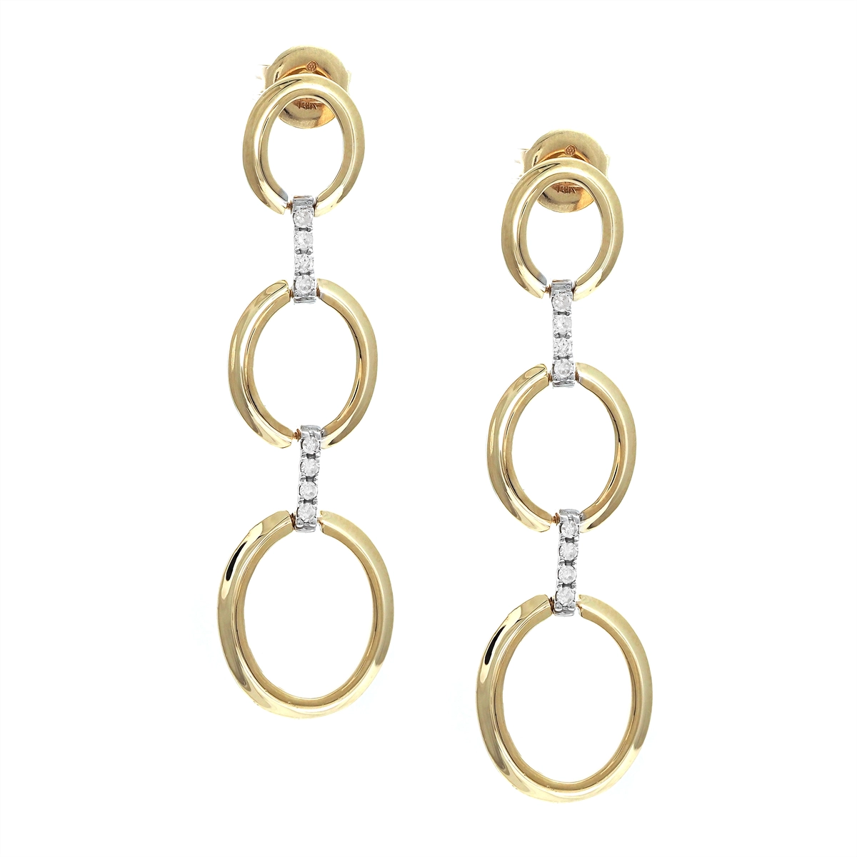 Earrings Earrings in Yellow Gold containing Diamond 445462
