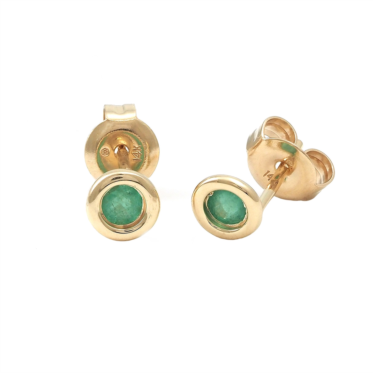 Earrings Earrings in Yellow Gold containing Emerald 445464