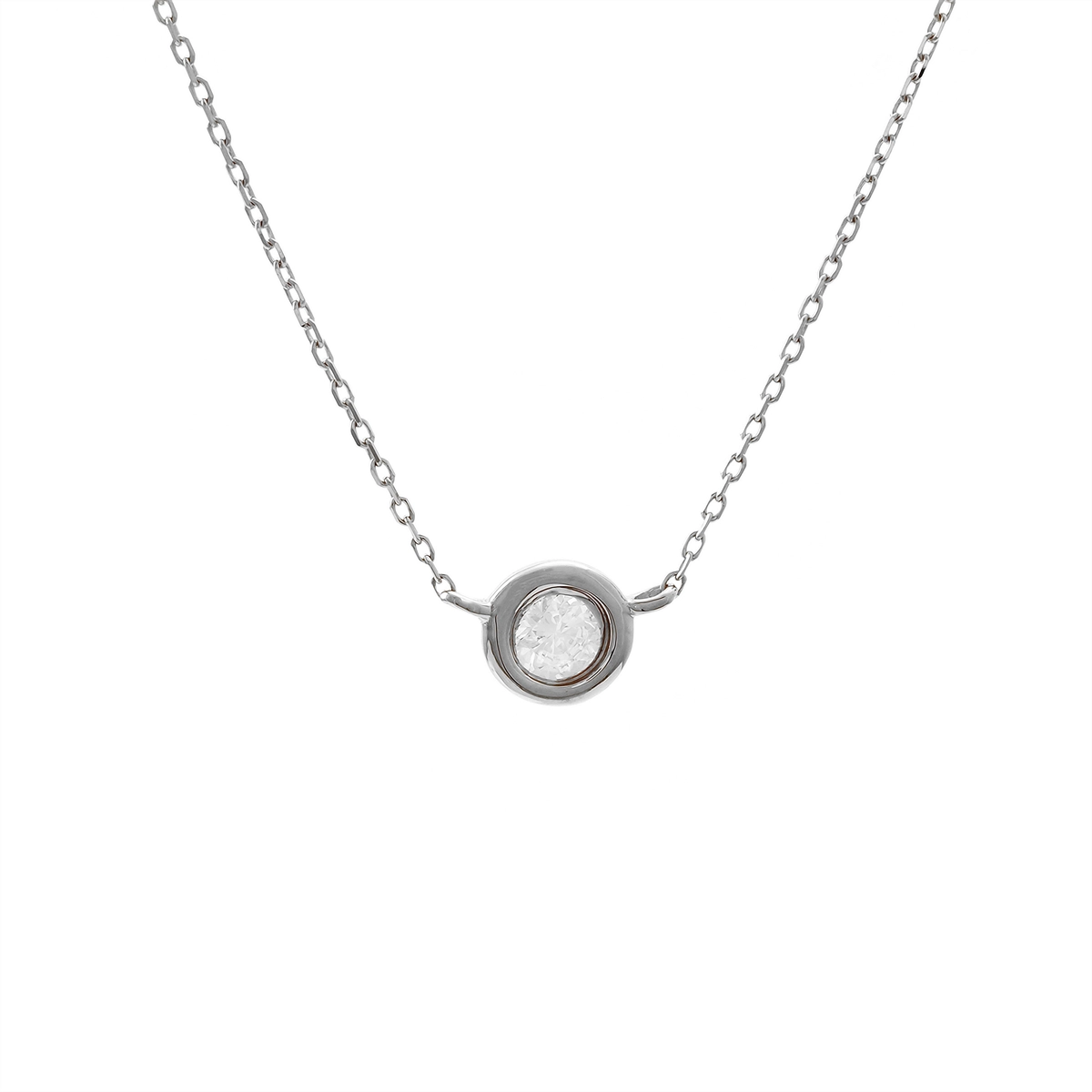 Necklaces Necklaces in White Gold containing Diamond 445468