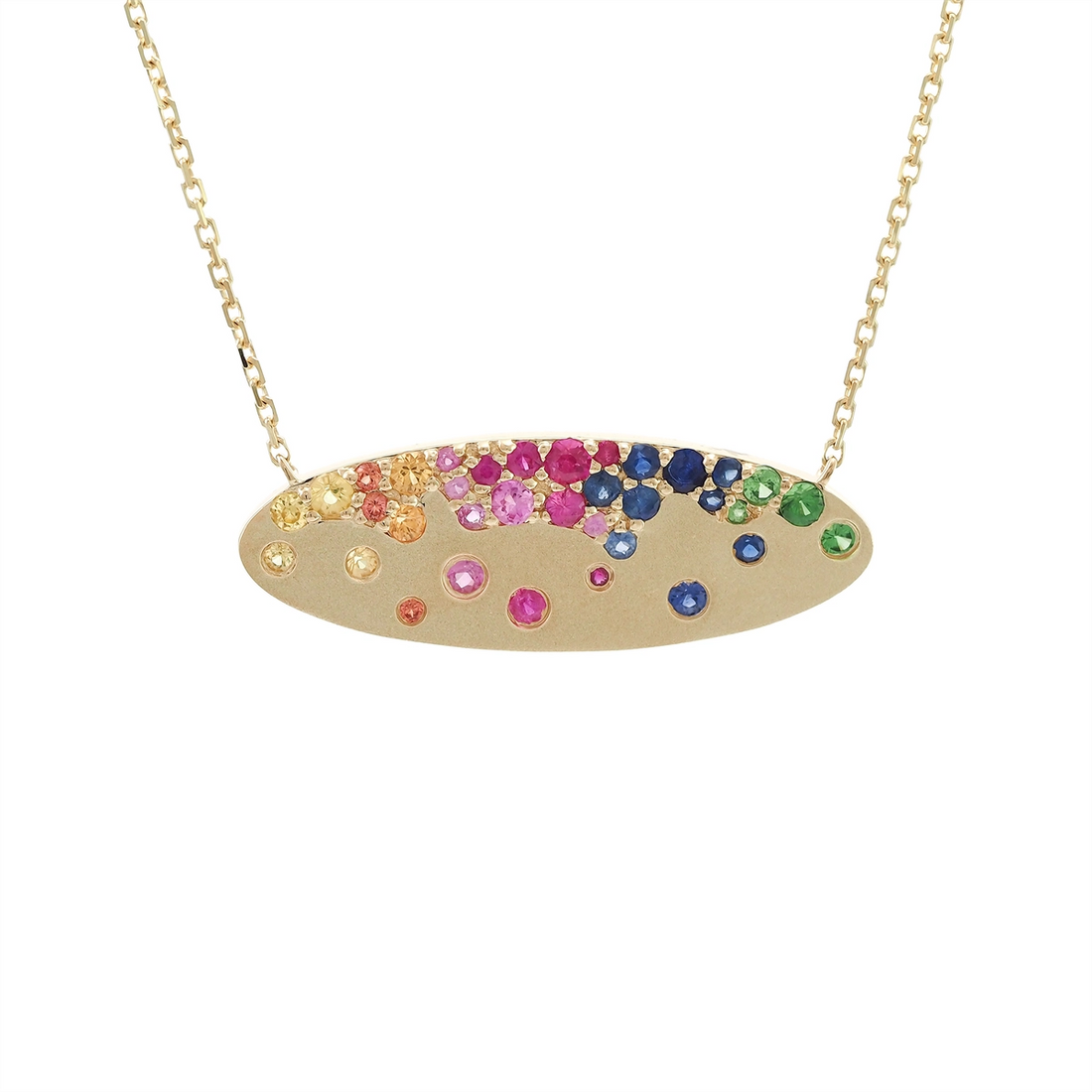 Necklaces Necklaces in Yellow Gold containing Other, Multi-gemstone 445470