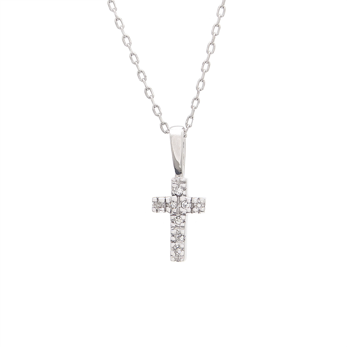 Necklaces Necklaces in White Gold containing Diamond 445478