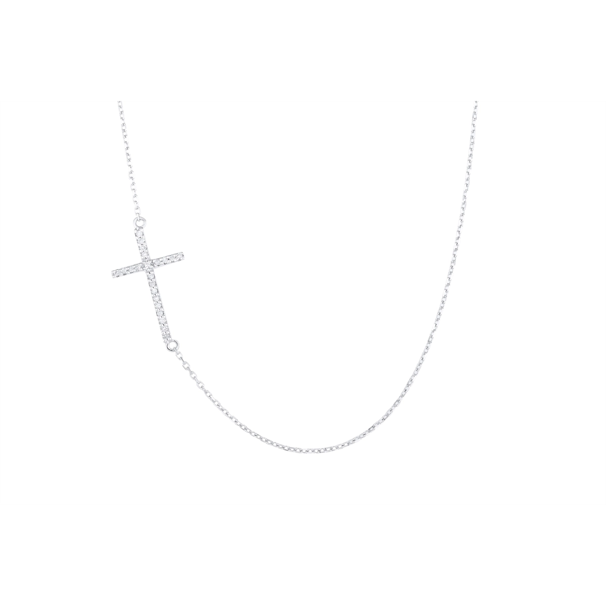 Necklaces Necklaces in White Gold containing Diamond 445479