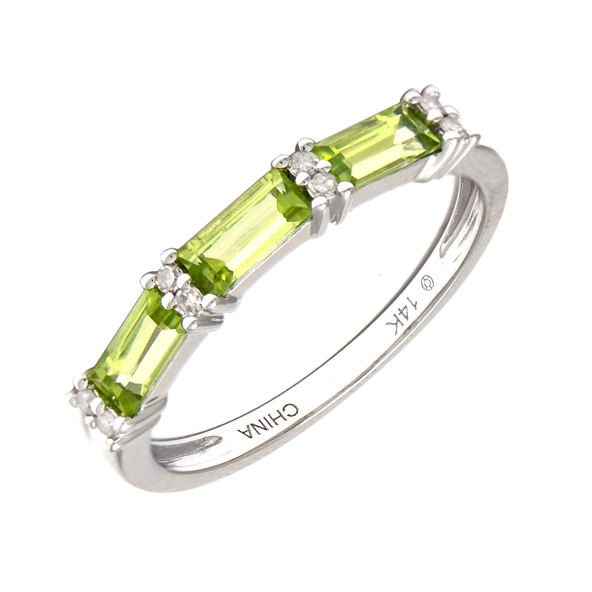 Rings Rings in White Gold containing Peridot, Multi-gemstone, Diamond 445490